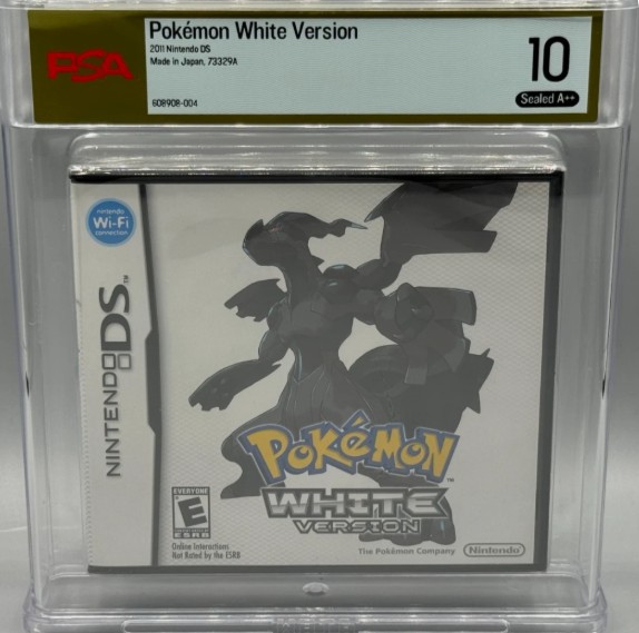 Pokemon White Version Nintendo DS First Print Sealed New PSA 10 A++